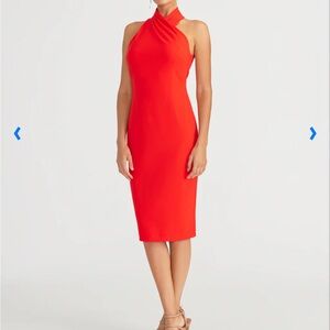 NWT Rachel Roy Cross Neck Cocktail Dress